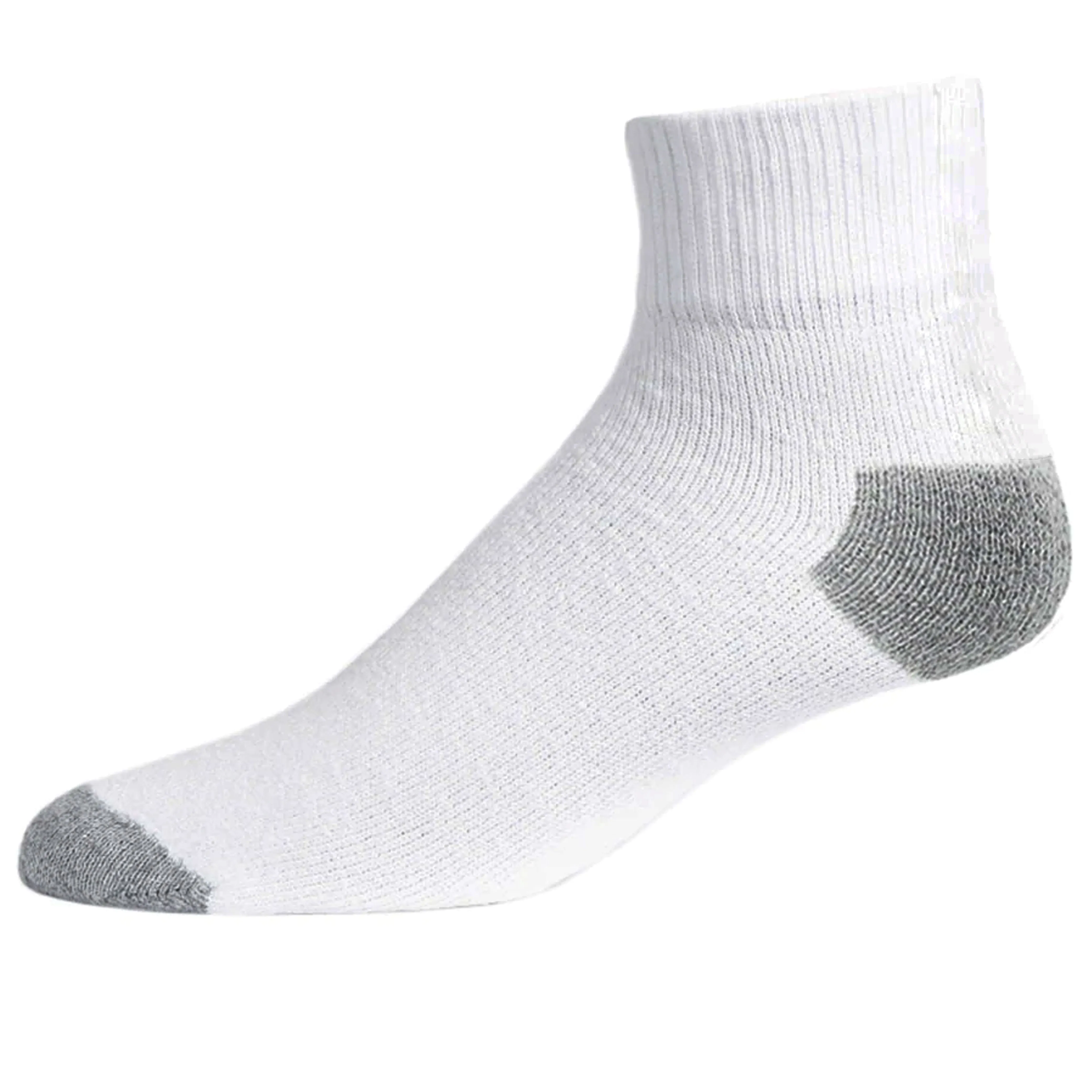 8 Pairs Classic White Ankle Socks Quarter Men Women Sports Cotton Athletic 10-13