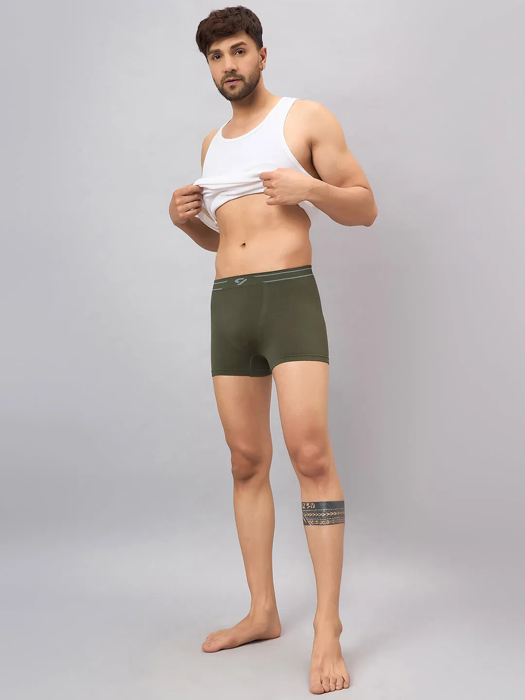C9 Airwear Skin friendly Seamless Men's Trunk - Forest Night