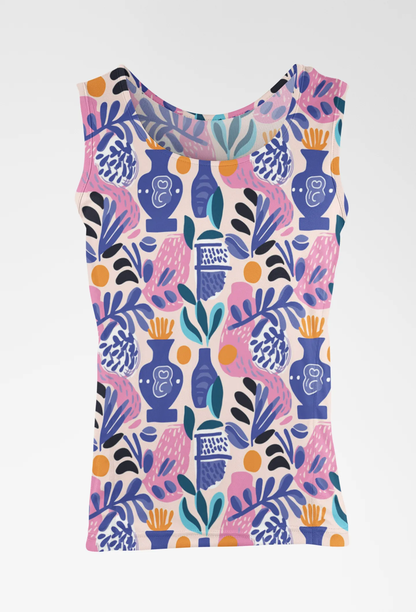 Chic Floral Statement Tank Top for Women