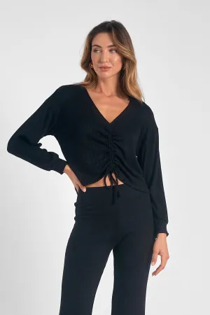 Cinch Front Top