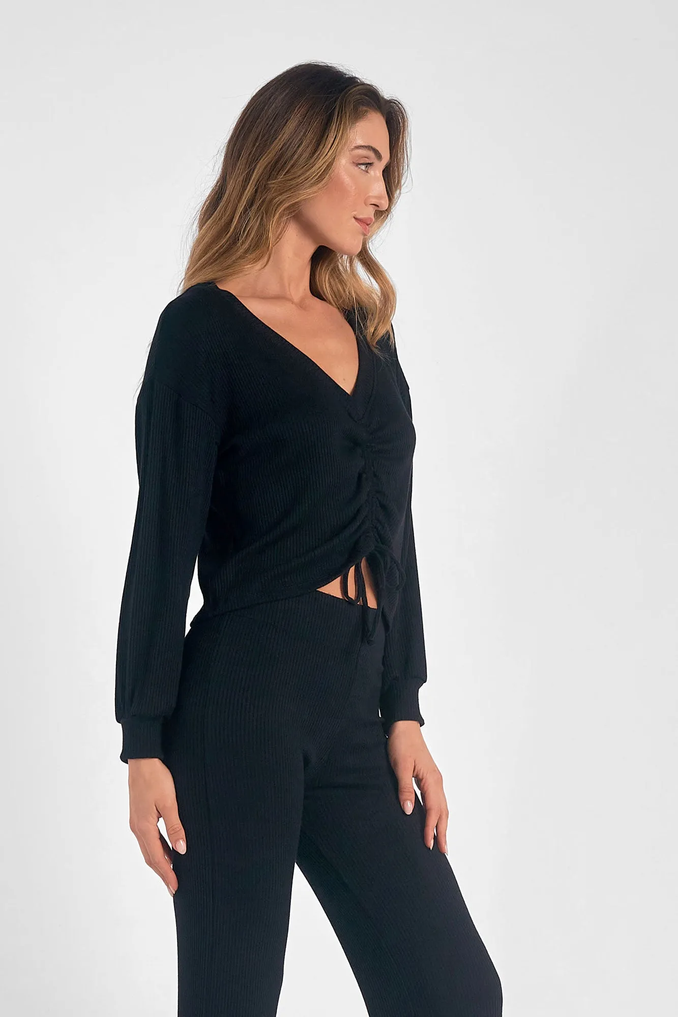 Cinch Front Top