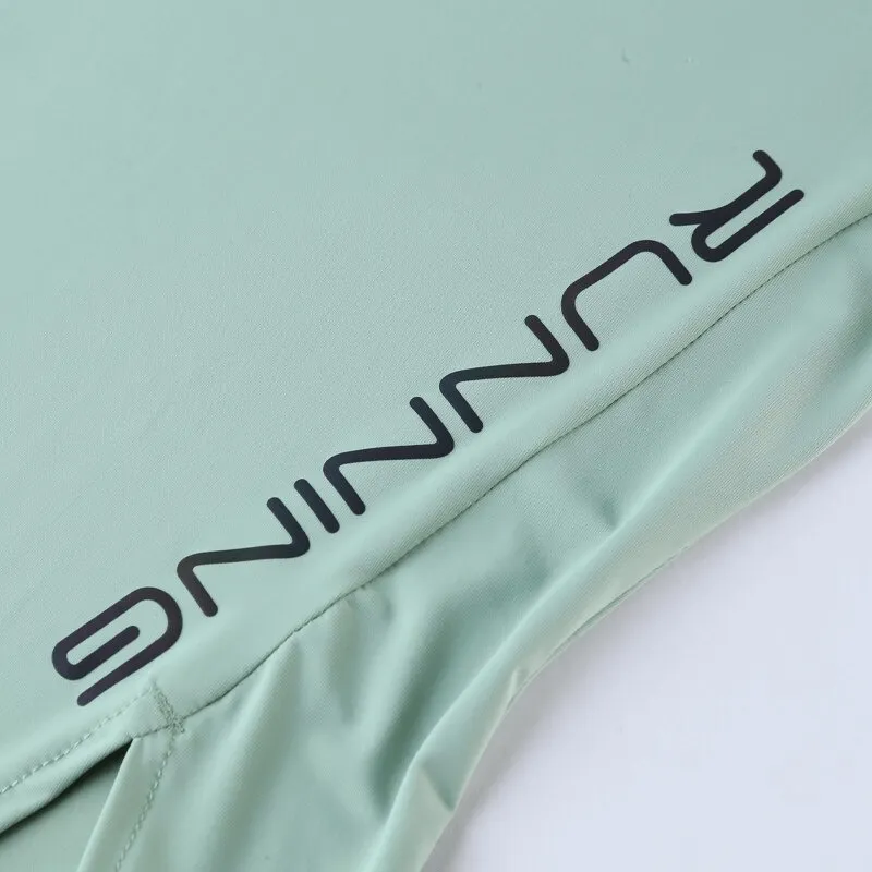 Female Sports Asymmetrical T-shirt / Fashion Open Slim Short Sleeves T-shirt for Women - SF0099