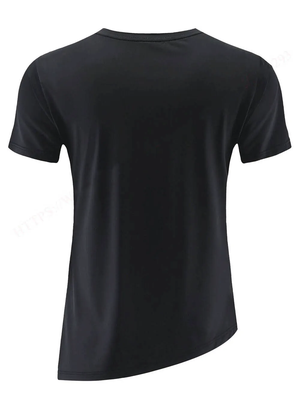 Female Sports Asymmetrical T-shirt / Fashion Open Slim Short Sleeves T-shirt for Women - SF0099