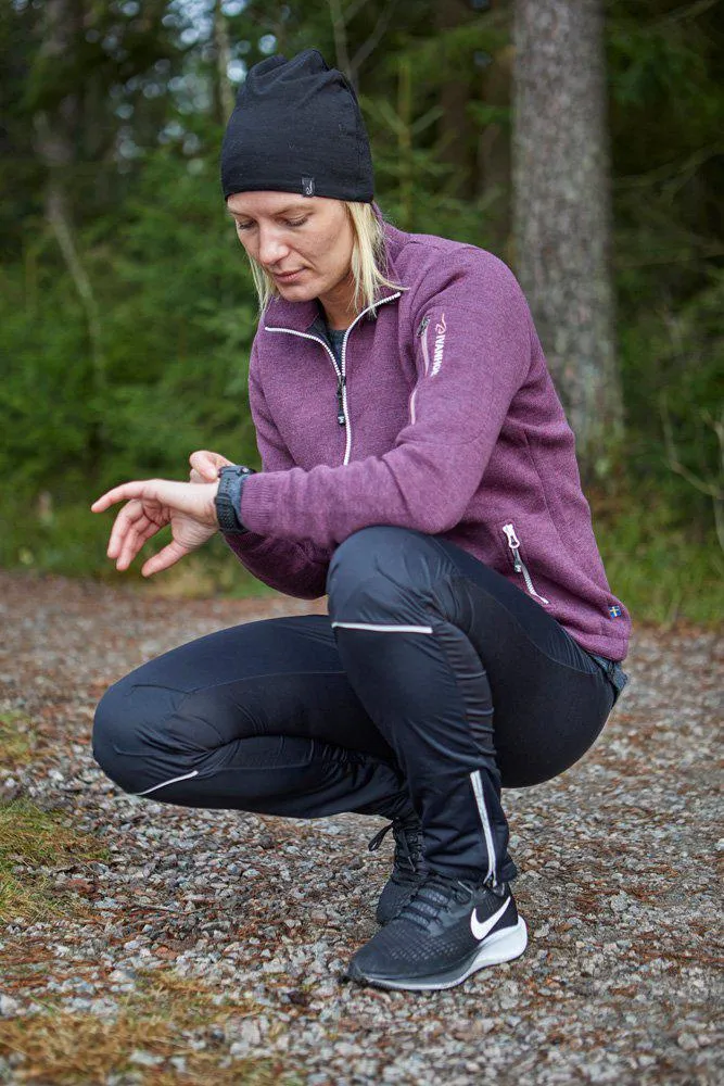 HEDDA WINDBREAKER, 100% EXTRA FINE MERINOULL  — PURPLE