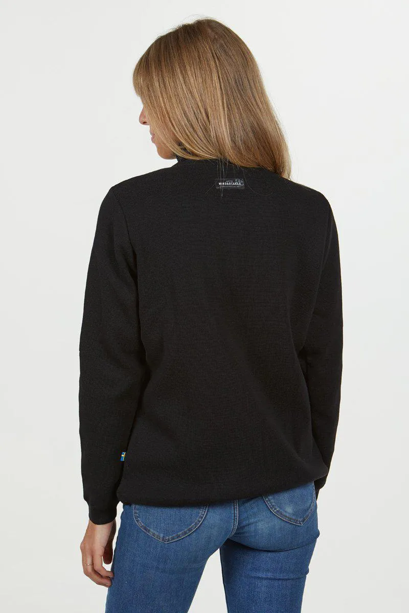 HEDDA WINDBREAKER, 100% EXTRA FINE MERINOULL  — PURPLE