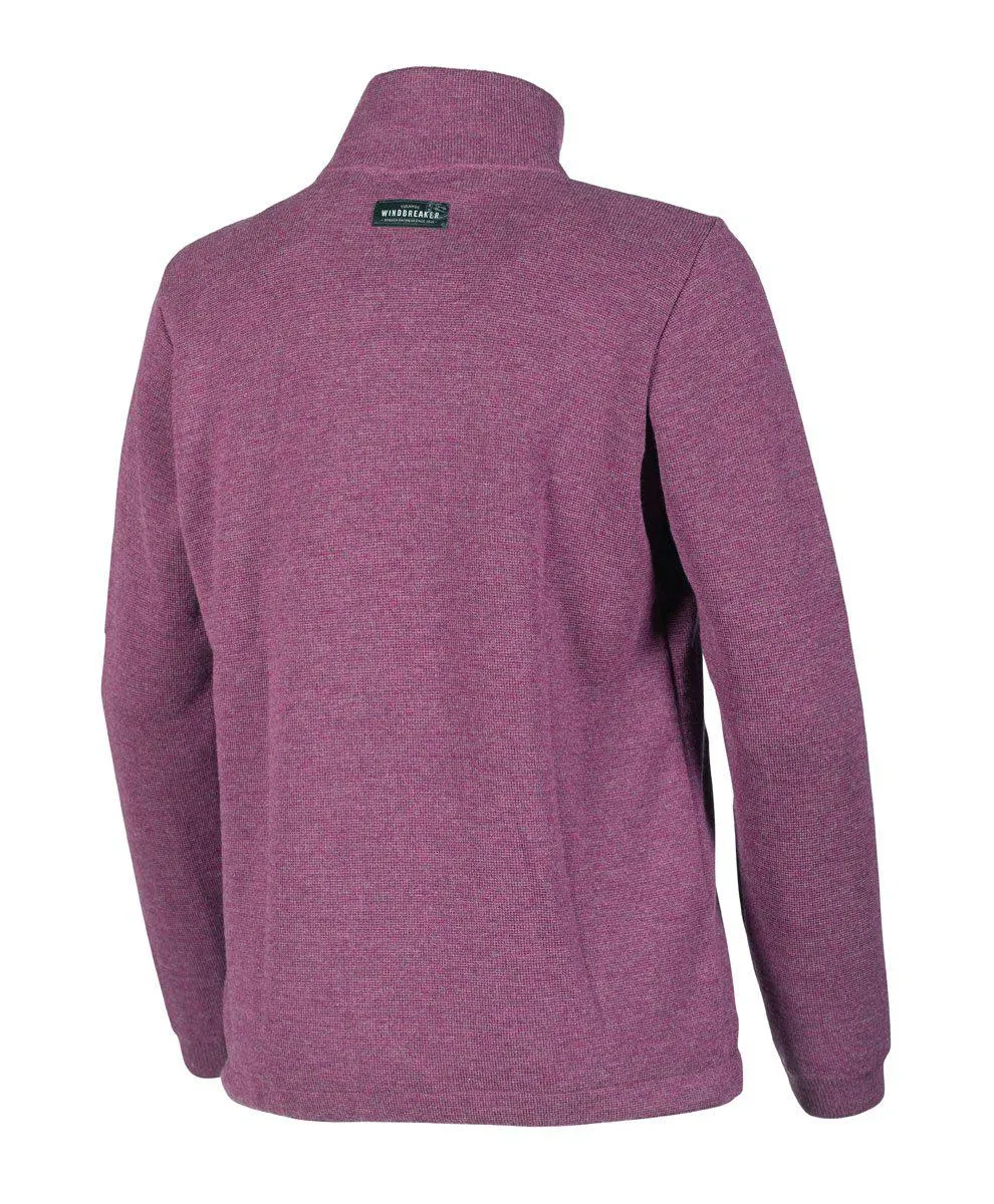HEDDA WINDBREAKER, 100% EXTRA FINE MERINOULL  — PURPLE
