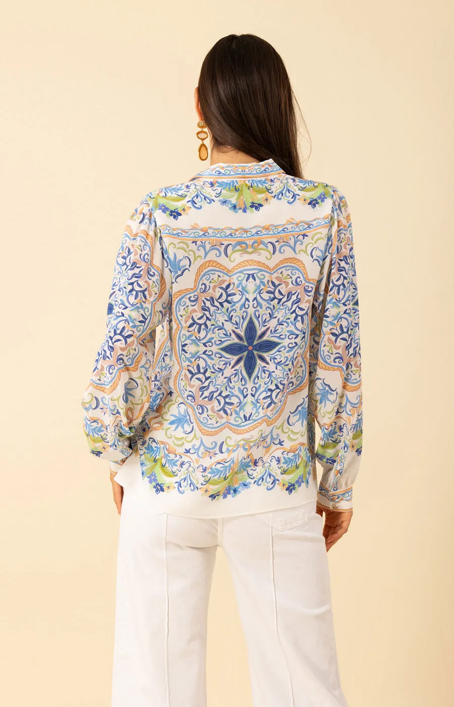 Kinslee Silk Top