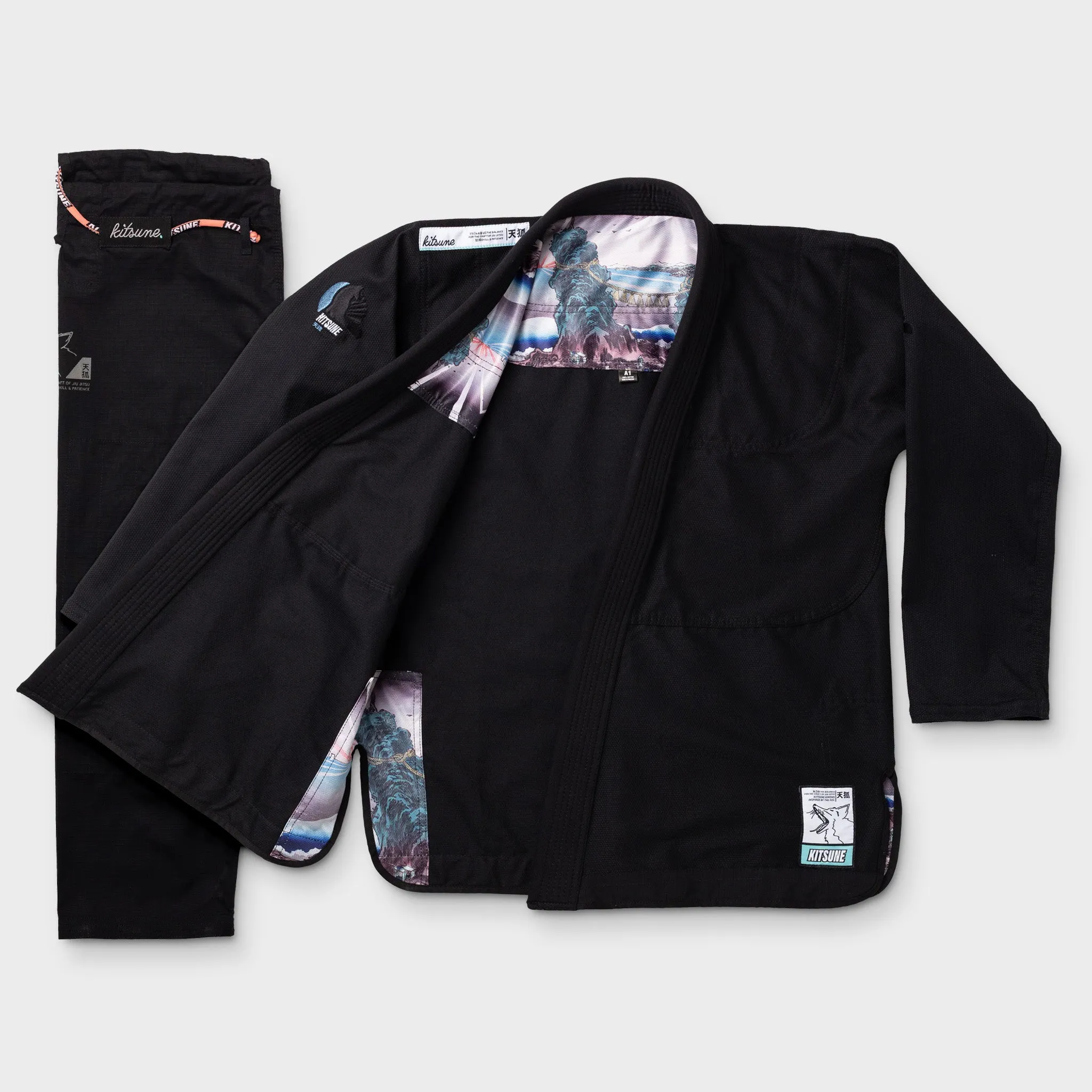 Kitsune "Dawn" Women's BJJ Gi - Black