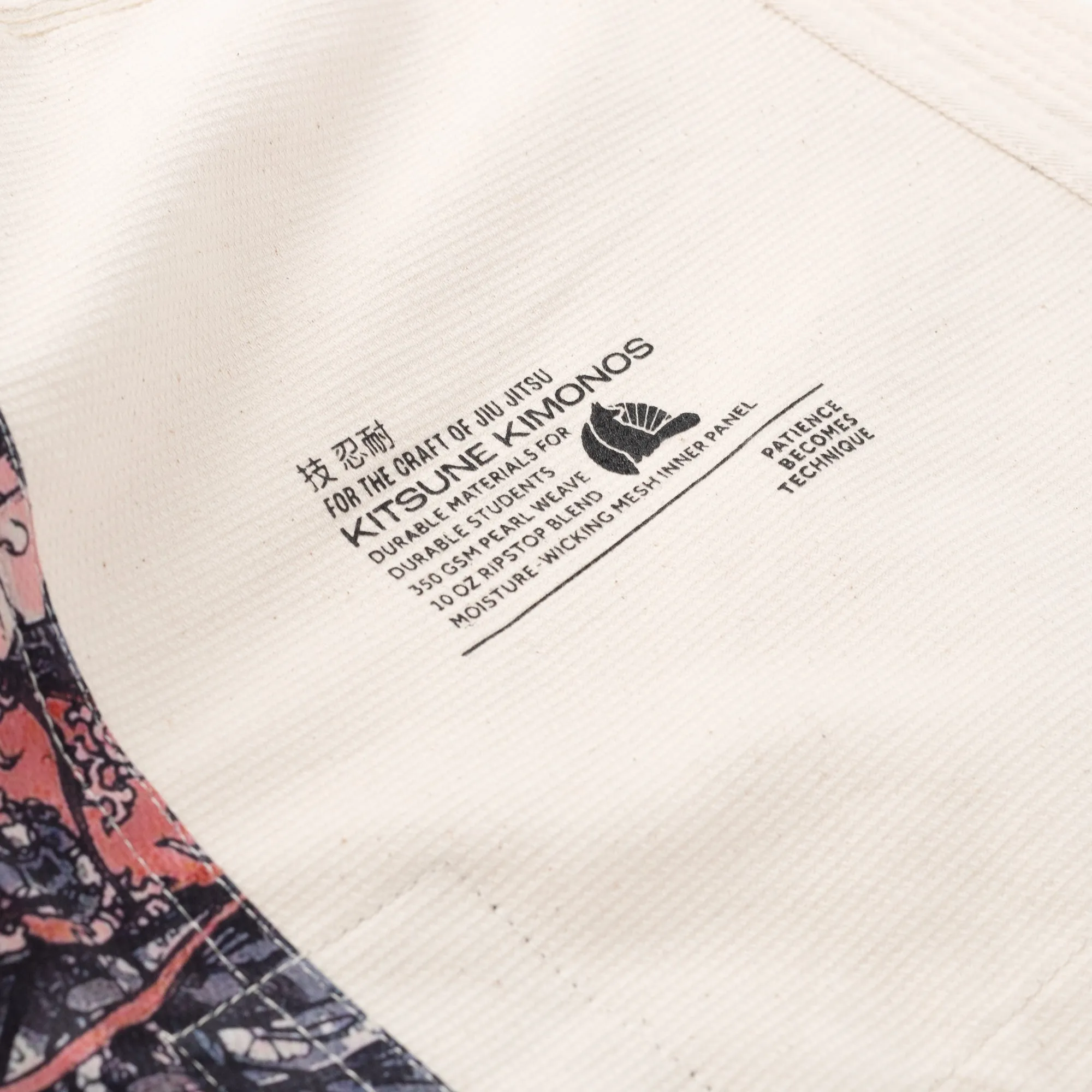 Kitsune "Dragon" BJJ Women's Gi - Unbleached