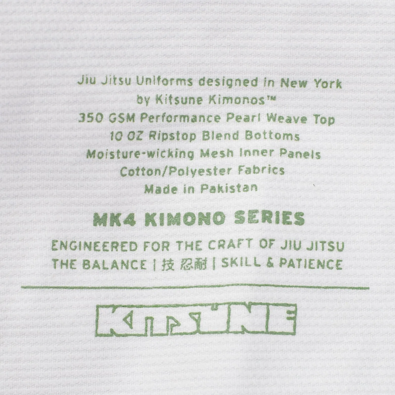 Kitsune "Heroes" BJJ Gi - White