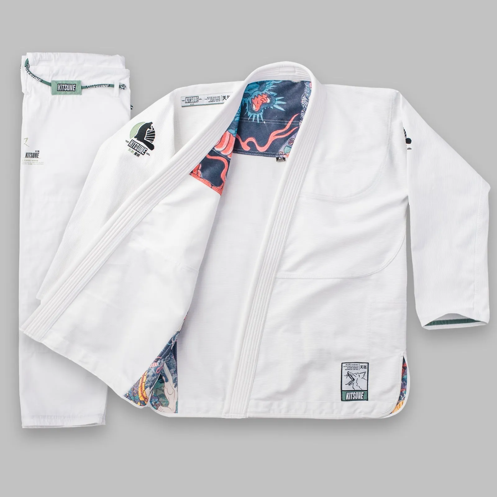 Kitsune "Heroes" BJJ Gi - White