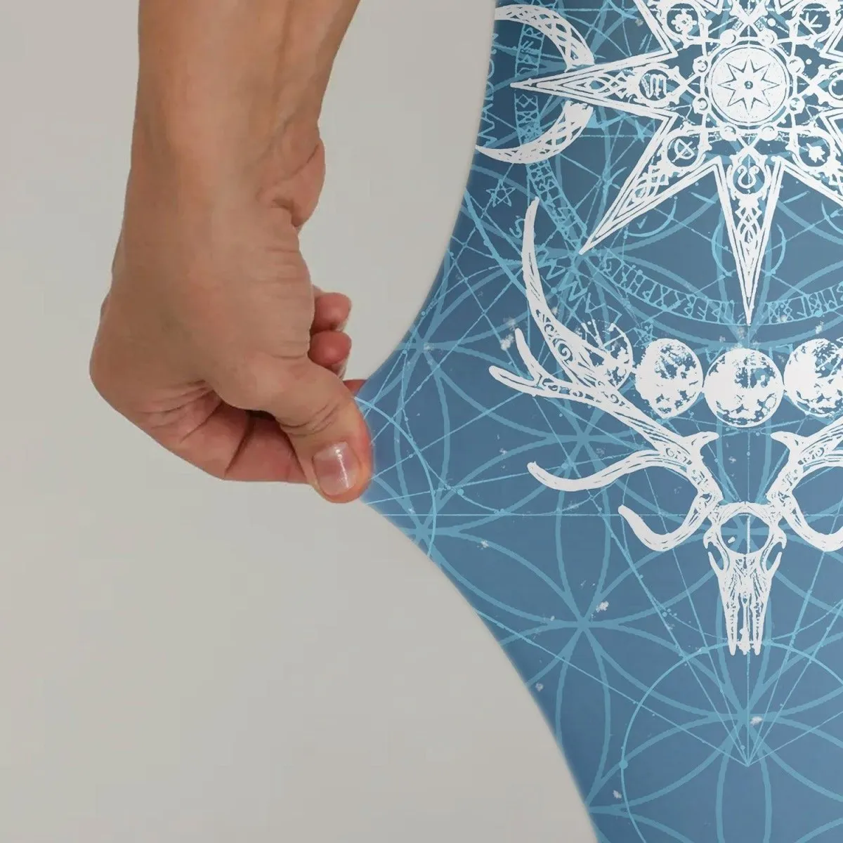 Light Blue YULE Vikings Leggings