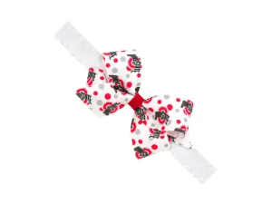 Mini Print Bow Band