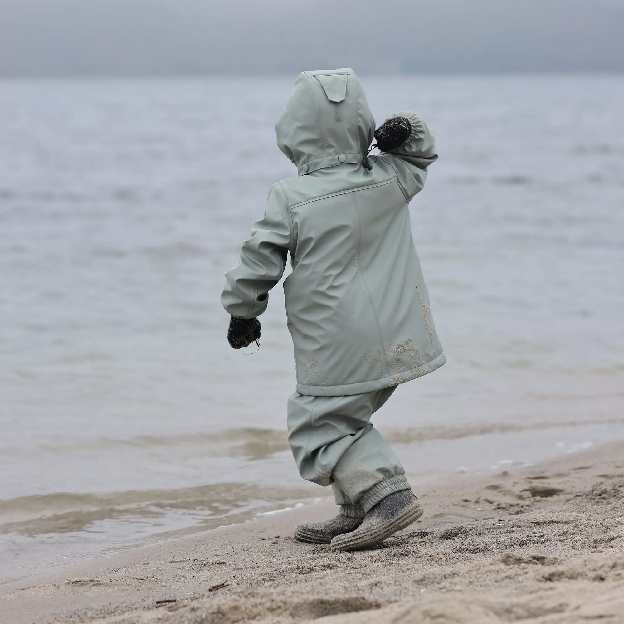 Thermo Rain Pants Um - spring ocean