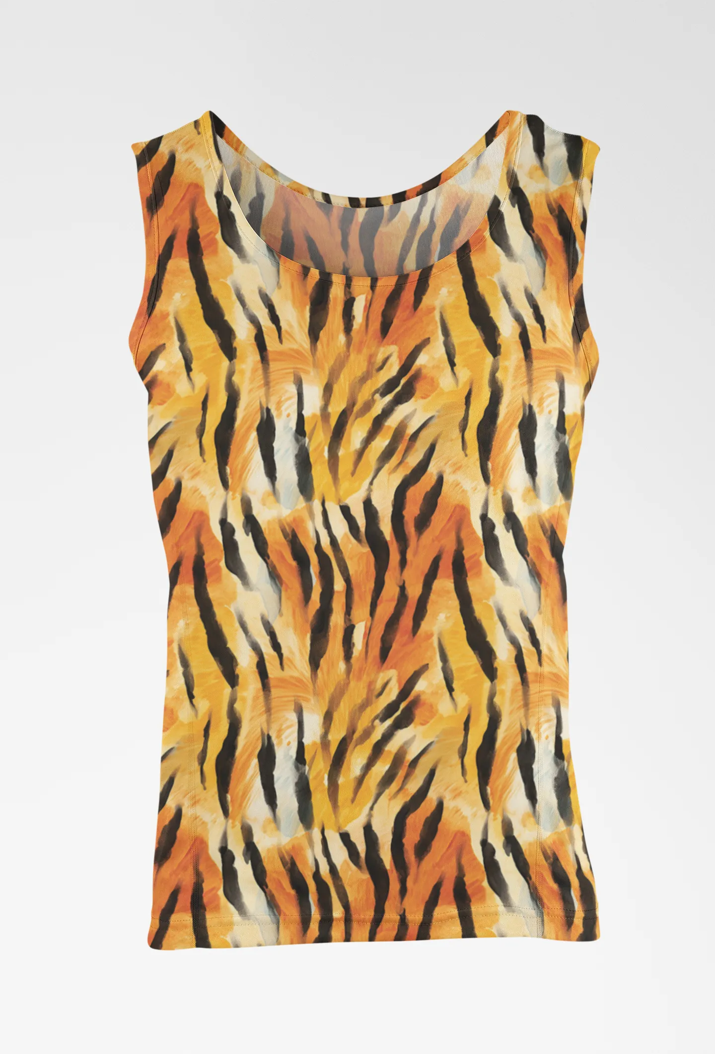 Tiger Print Tank Top