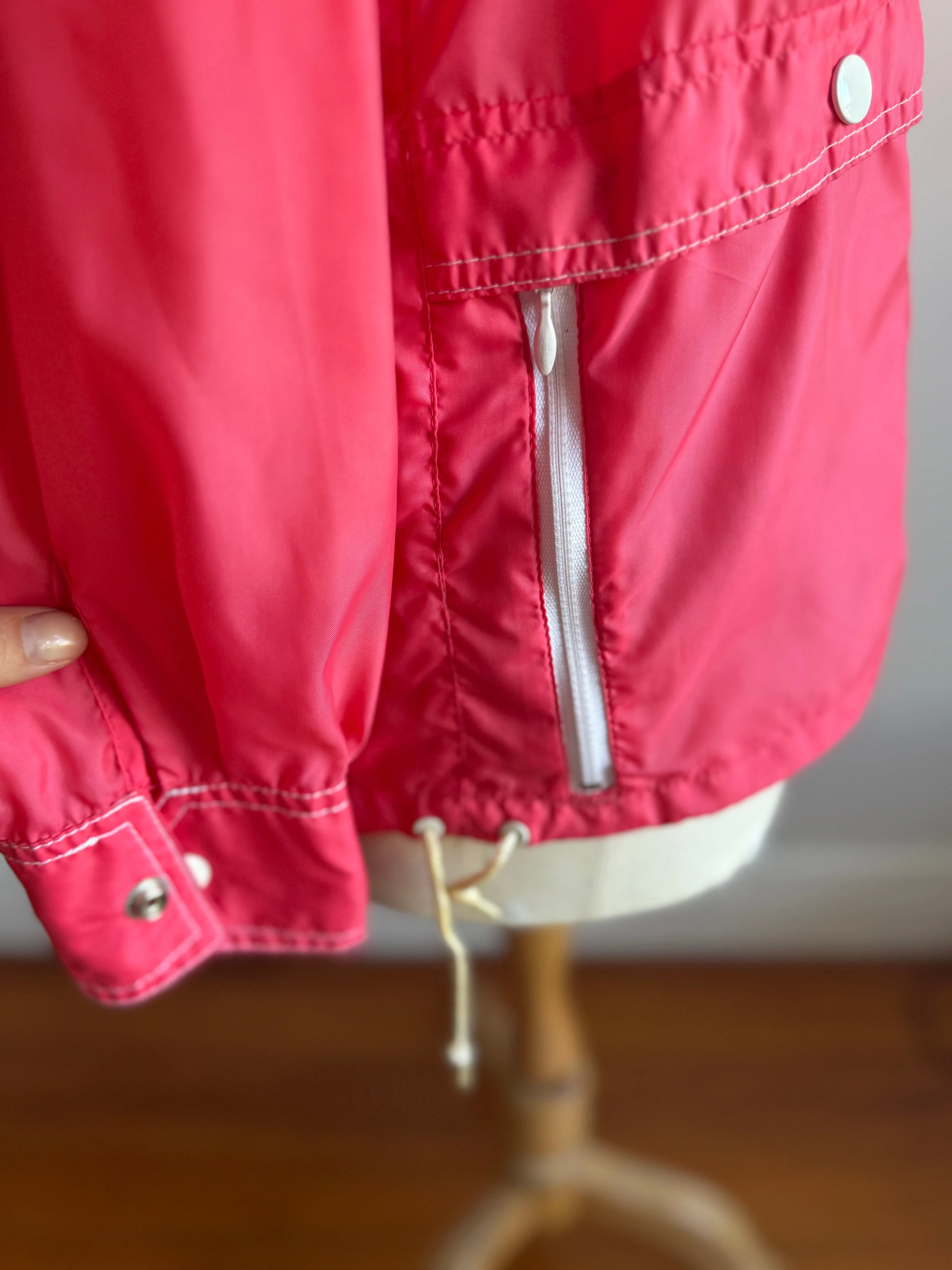 Vintage Pink Windbreaker - Size S-M