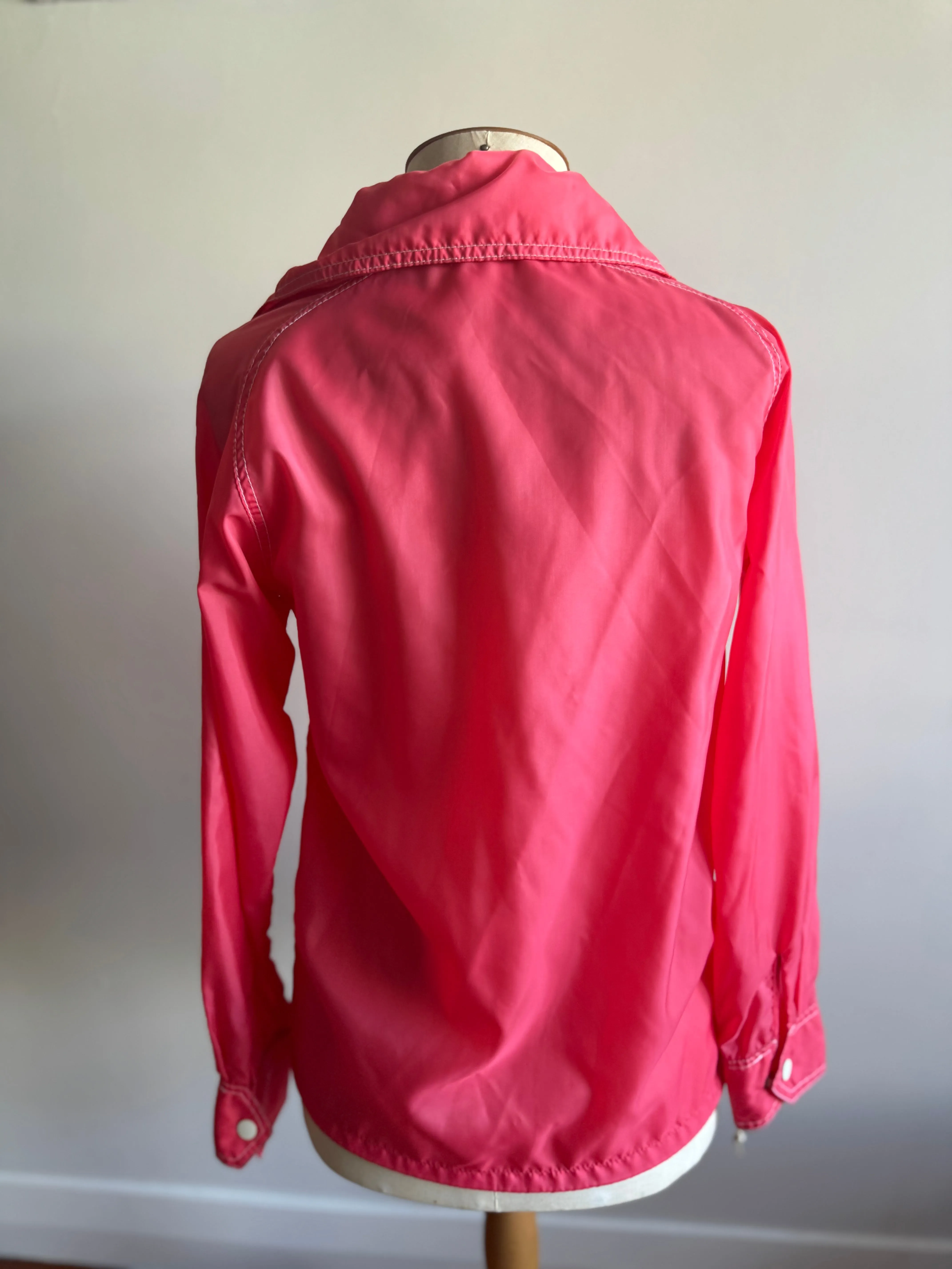 Vintage Pink Windbreaker - Size S-M
