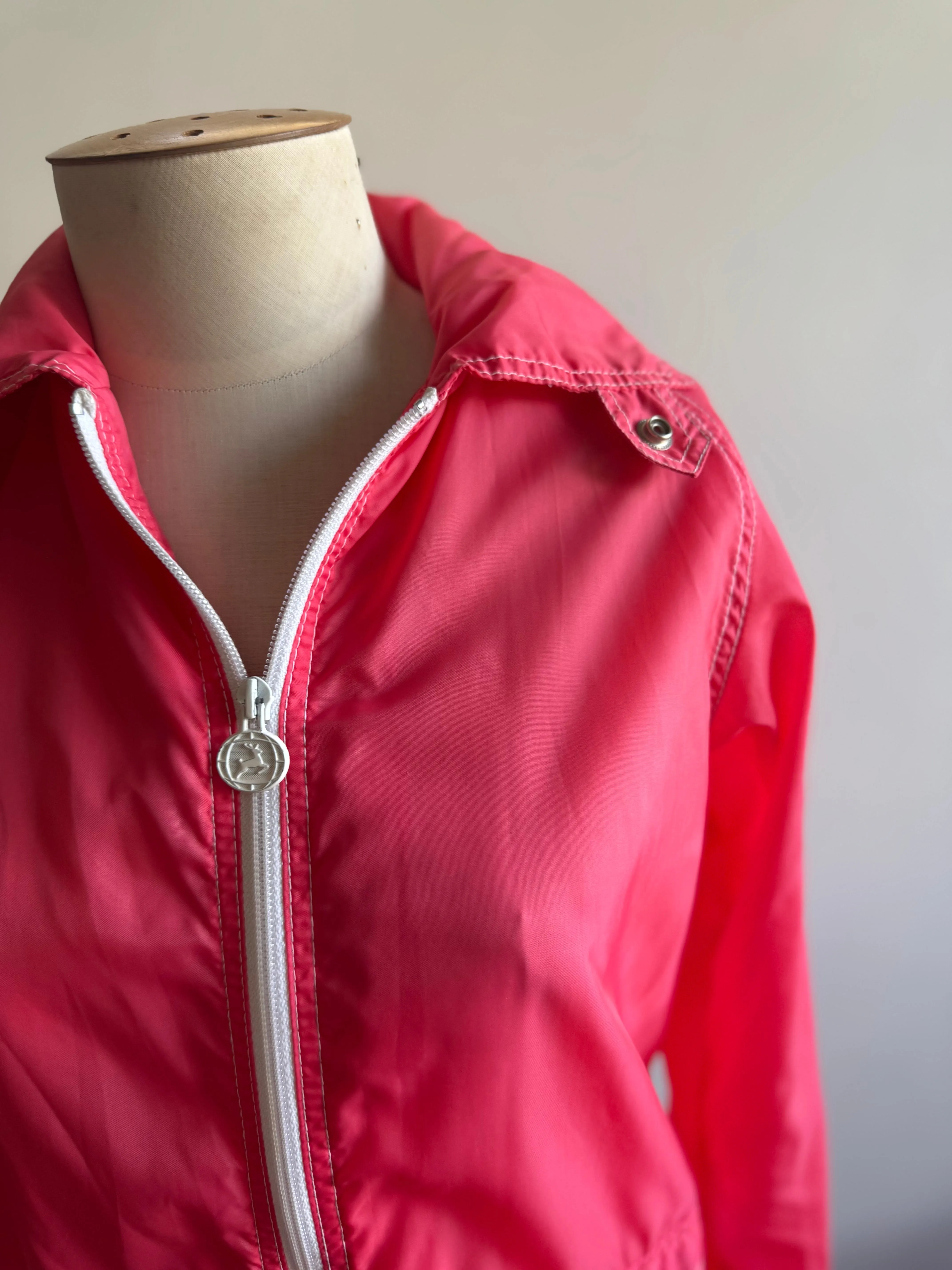 Vintage Pink Windbreaker - Size S-M