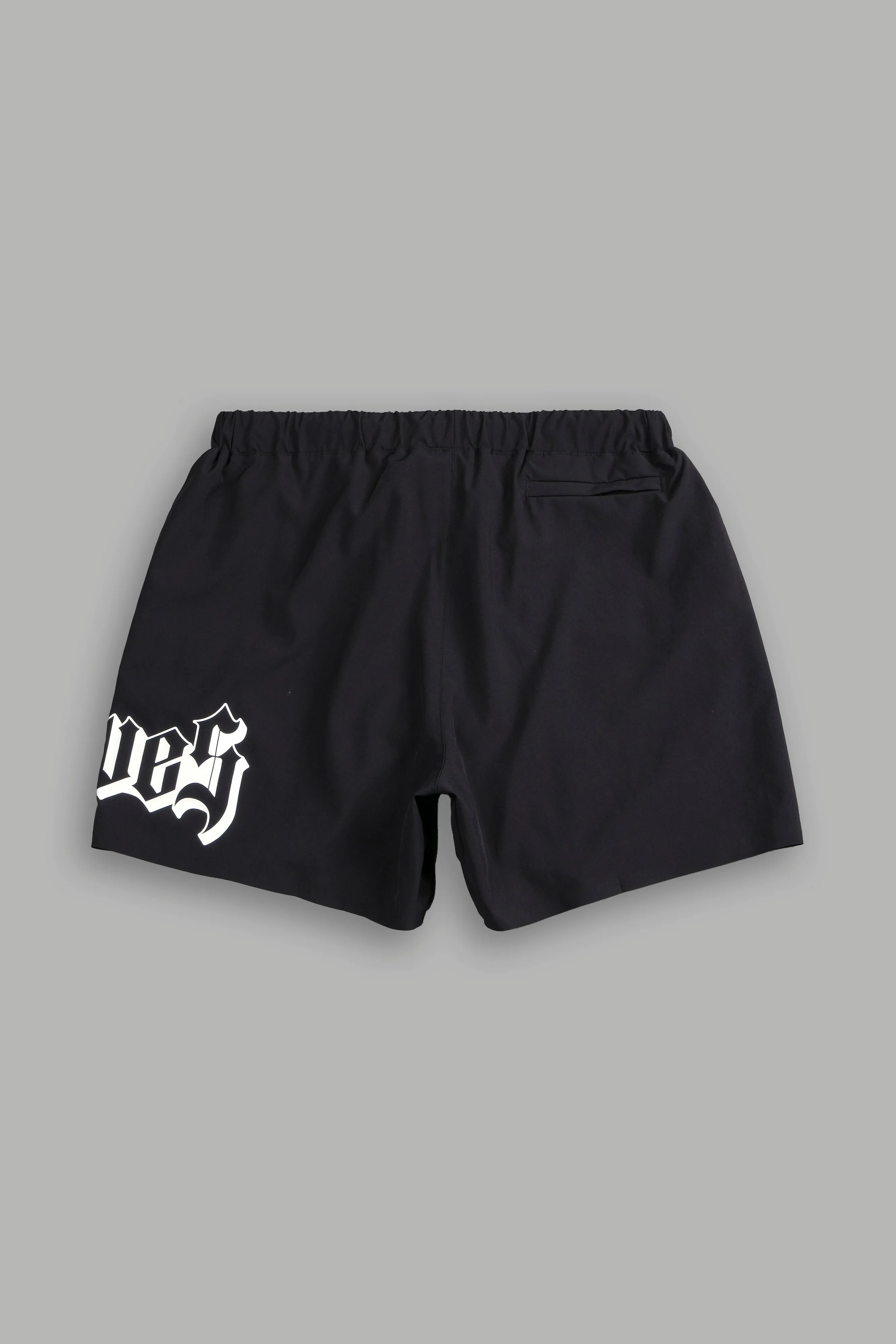 Wolves Represent Compression Shorts in Black